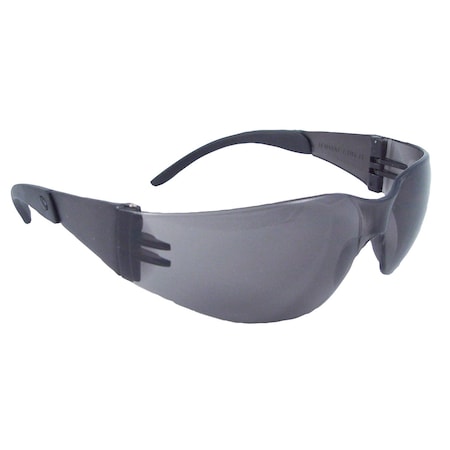 Radians Mirage RT, Safety Glasses, Anti-Scratch, Smoke Lens, Smoke Frame, Frameless, 1 PR MRR120ID
